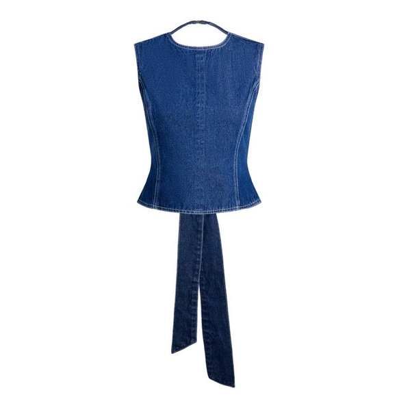 Lioness COUNTRYSIDE TOP | BLUE DENIM C27 - Picture 5 of 6